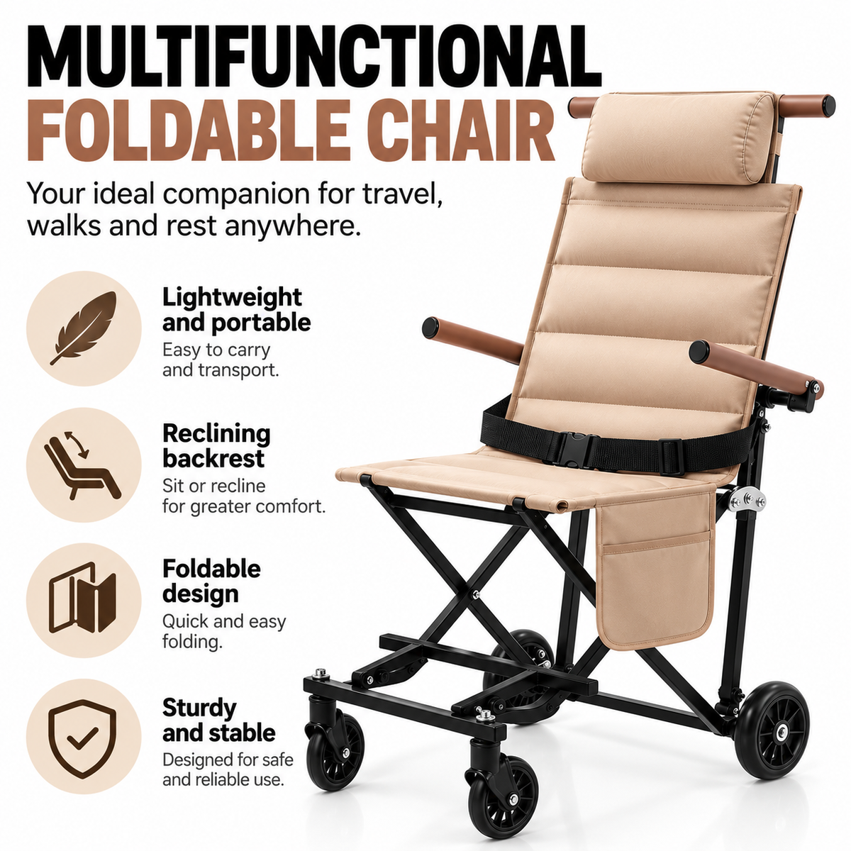 Multifunctional Folding Chair