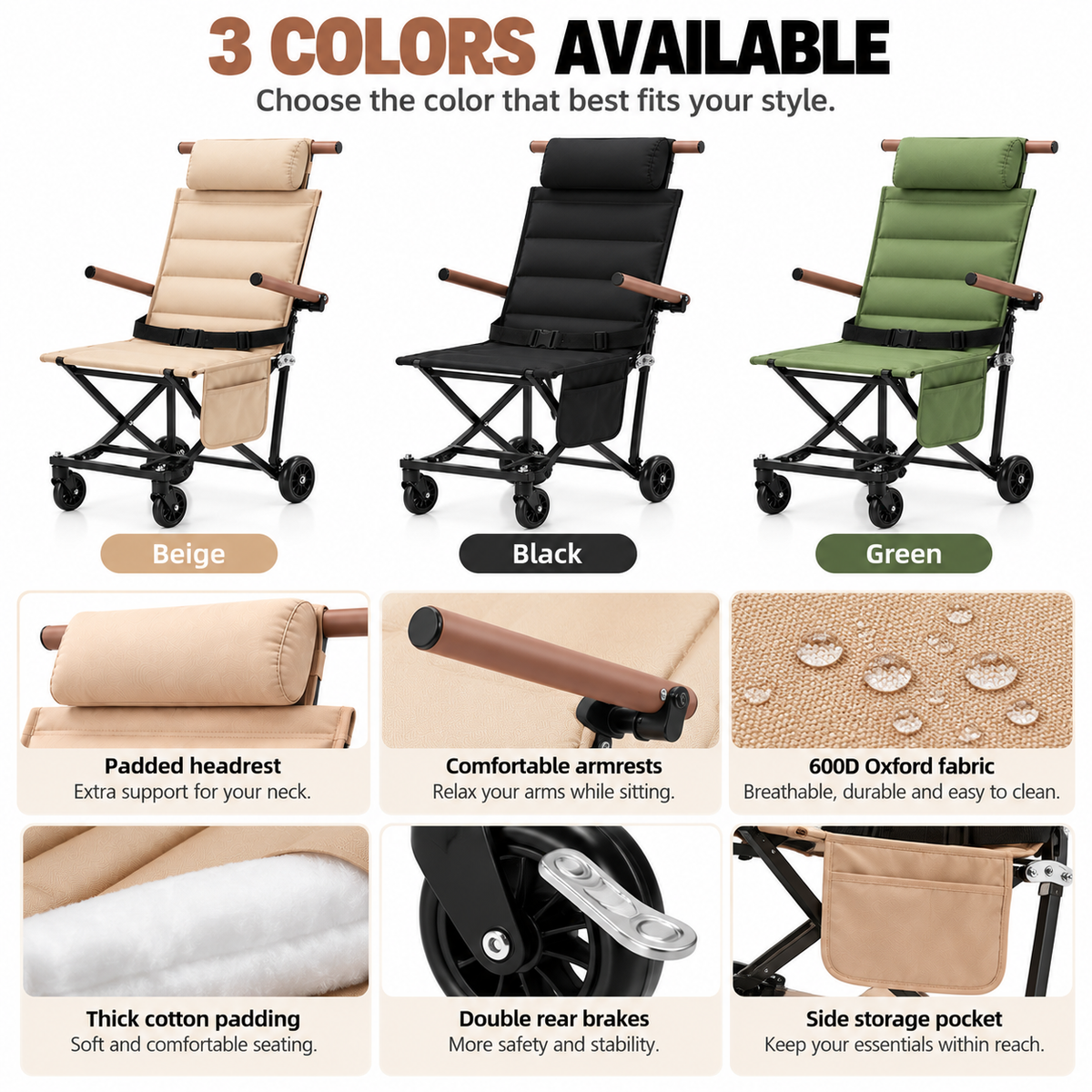 Multifunctional Folding Chair